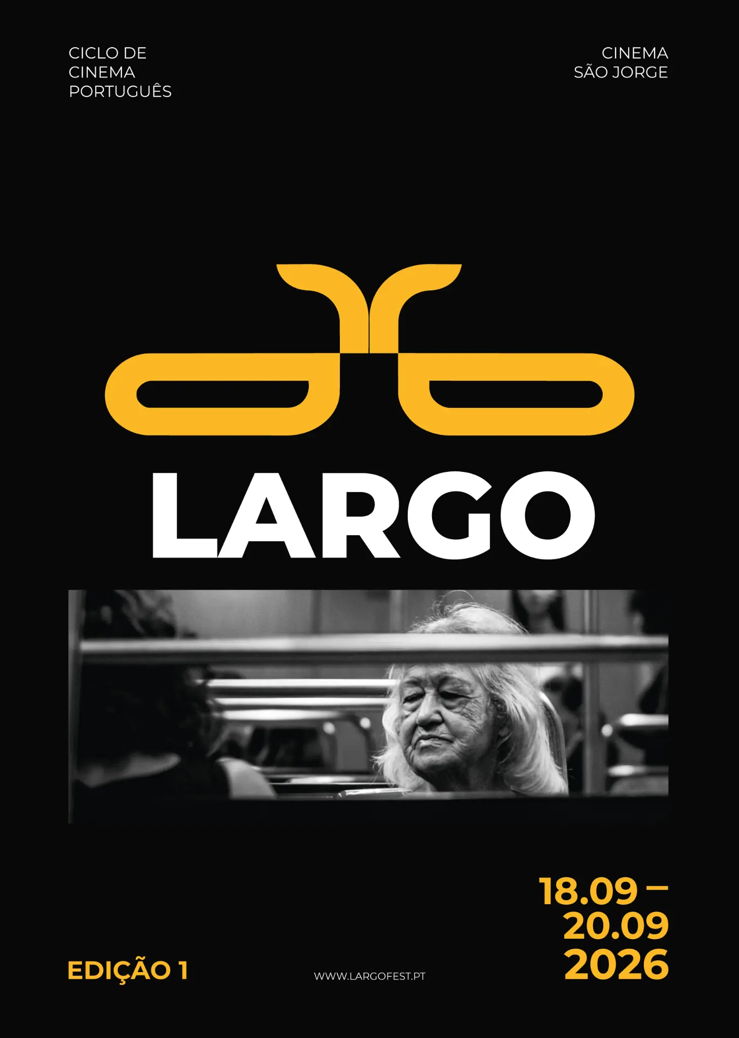 Cartaz do ciclo de cinema LARGO
