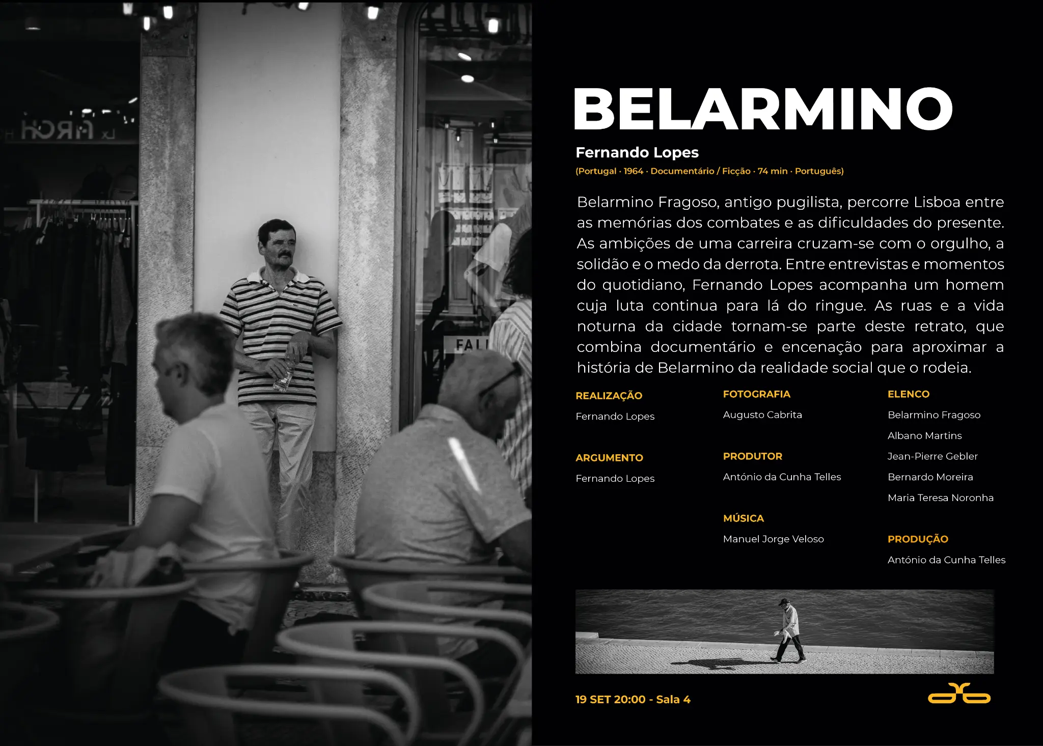 Dupla página editorial dedicada ao filme Belarmino